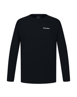 Men's Berghaus Tech Crew T-Shirt in BLACK/BLACK