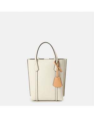 Accessories Tory Burch Tory Mini Tote with Logo in New Ivory