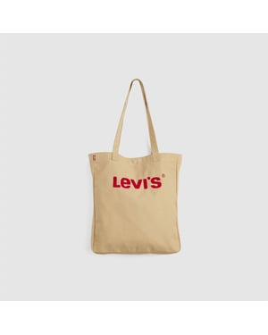 Accessories Levis Everyday Graphic Cotton Tote Bag in TRAVERTINE