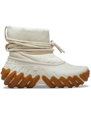 Men's Crocs Echo Winter Boots with Lug Sole in Stucco