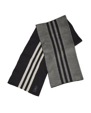 Accessories Y-3 Stripe Midweight Scarf in Black