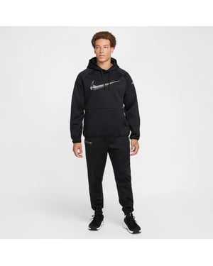 Nike Black Therma-Fit Tracksuit Fleece Black