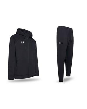 Under Armour Rival Fleece Full Zip Tracksuit Black