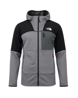 The North Face Stormgap Power Grid Mens Grey Track Jacket