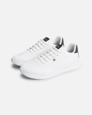 Logo Detail Trainers in White