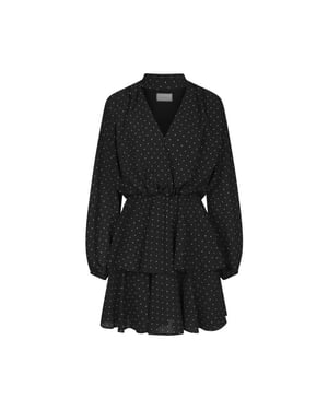 Neo Noir nielle dot dress 169242 100