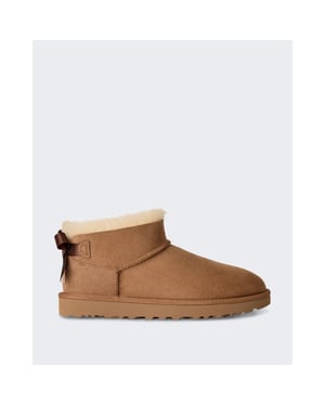 UGG Australia Dames ultra mini laarzen met strikdetail