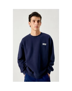 American Vintage Mpli03b sweat plizzy navy
