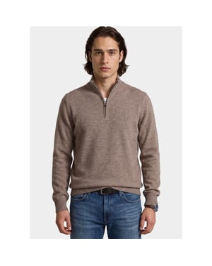 Bos Bright Blue Half zip 3042900/653