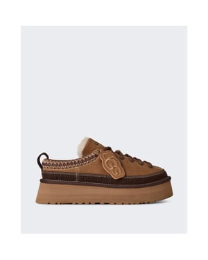 UGG Australia Dames slipper met vetersluiting en heritage design