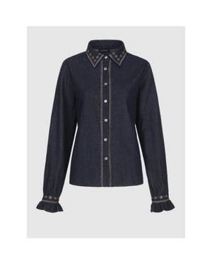 G-Maxx Blouse minerva dark blue