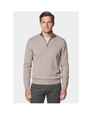 Bos Bright Blue Half zip 3042900/633