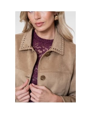 Geisha 65850-19 720 jacket suedine sand