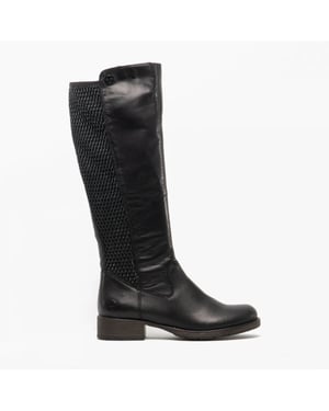Rieker Z9591-00 Womens Tall Boots Black