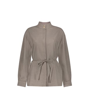 Geisha blouse 63921-20 715 /camel/black