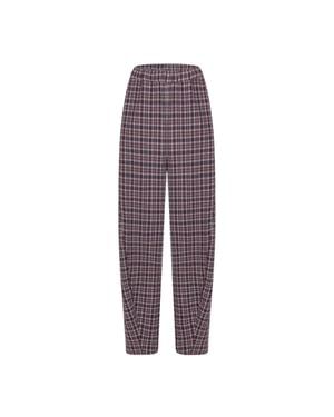 Âme Antwerp Checked puffy pants pantalons object