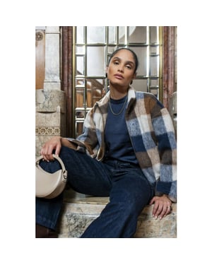 Geisha 65904-20 625 jacket blue/brown