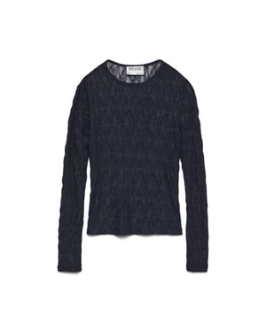 Vero Moda awtessy ls o-neck lace top noos 10334538 night sky