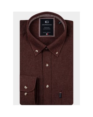 Giordano Overhemd heren dino wooltouch melange flanel 627005/30