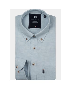 Giordano Overhemd heren dino wooltouch melange flanel 627005/61