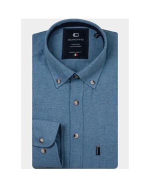 Giordano Overhemd heren dino wooltouch melange flanel 627005/62