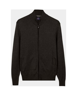 Baileys Vest heren cardigan zip all-over 2-tone 622009/775