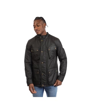 Men's Belstaff Cotton Fieldmaster Jacket in olive