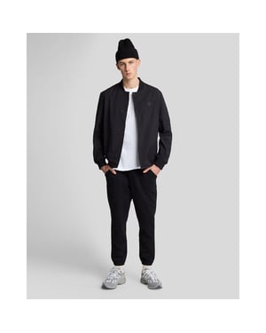 Men's Lyle And Scott Waistband Sweatpants in Black