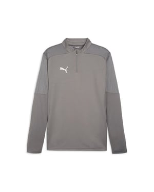 Men's Puma Training quarter Zip Top in Grey