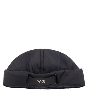 Accessories Y-3 Padded Beanie in Black