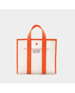 Louise liten shoppingväska - A.P.C. - Pvc - Orange