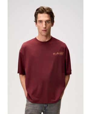 Oversized Crew Neck Printed T-Shirt