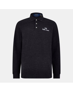 Men's Ralph Lauren Ralph Ls Polos in Black Marl