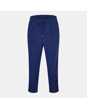 Men's Ralph Lauren Prepster Pleated Slim Solid Patterned Chinos in Newport Navy