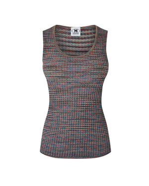 Women's Missoni Multi Cotton Wool Blend Top in Multicolor