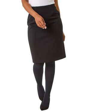 Petite Stretch Pencil Skirt