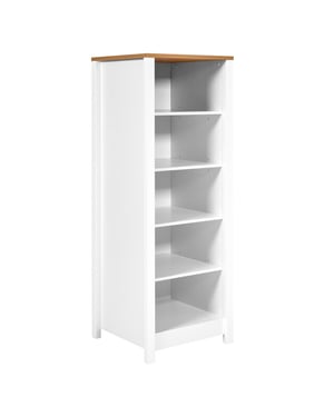 Furnilux Sicilia staand keukenrek 5 vakken wit 60x60x167 cm