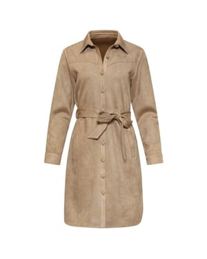 Smashed Lemon Jurk 26568 taupe