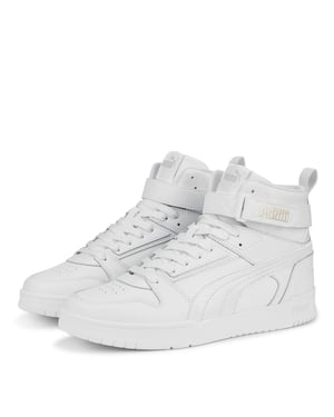 Men's Puma Rbd Game High Top Trainers in Puma White-Pu