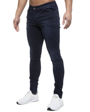 ETO Heren Slim Skinny Fit Stretch Jeans