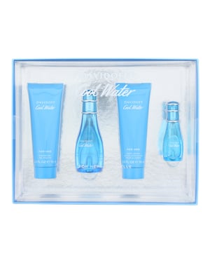 Davidoff Cool Water Woman Eau de Toilette 50ml, Eau de Toilette 15ml, Body Lotion 75ml + Shower Gel 75ml Gift Set