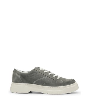 Men's Hugo Suede Derby Shoes with EVA Sole in Green