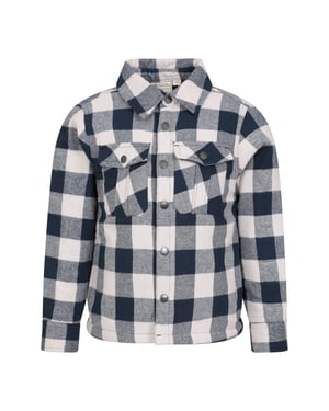 'Orion' Kids Shacket with Front Pockets Cosy Everyday Jacket Navy