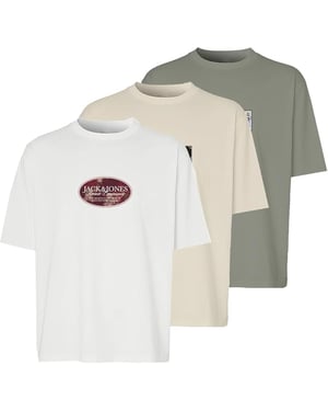 JJ Men's 3 Pack T-Shirts Crew Neck