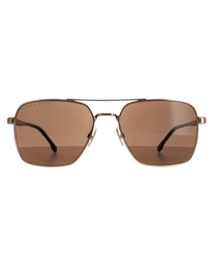 Hugo Boss Aviator Mens Rose Gold Brown 1045/S/IT