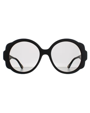 Chloe Round Dames Mat Zwart Grijs CH0120s