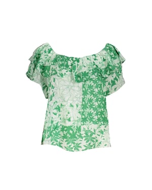 Bloemenprint Blouse Offshoulder Top