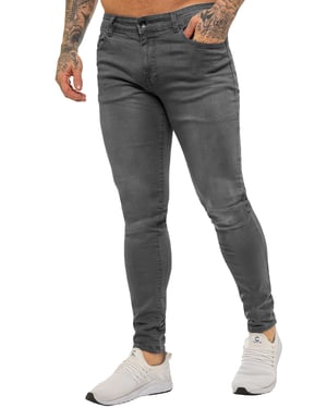 Enzo Mens Skinny Super Stretch Denim Jeans