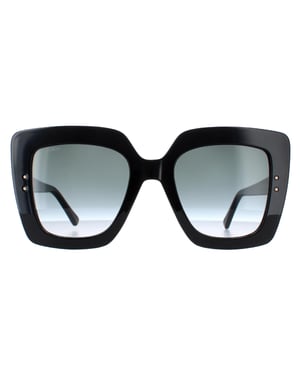 Jimmy Choo AURI/G/S 807 90 zwarte donkergrijze zonnebril met kleurverloop