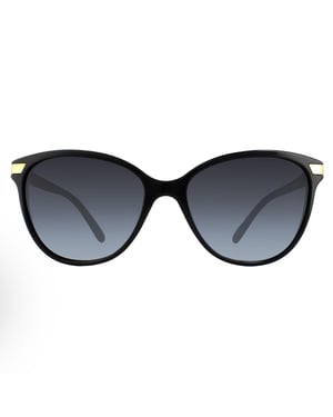 Burberry Zonnebril Be4216 30018G Zwart Met Goud Detaillering Grijs Verloop